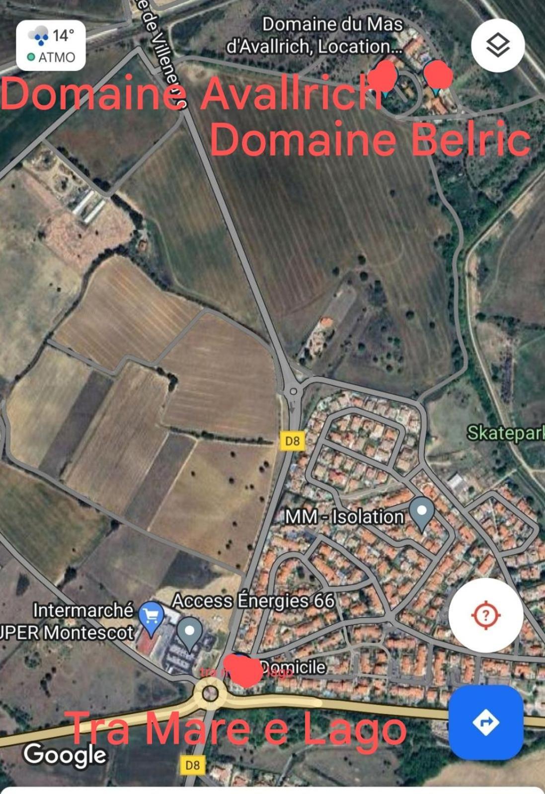 Tra Mare E Lago Montescot Eksteriør billede